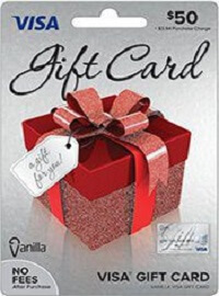 50 USD vanilla gift card